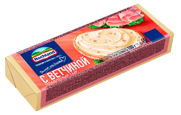 Сыр плавленый С ветчиной в фольге