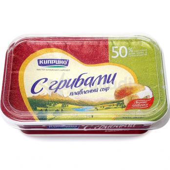 Сыр плавленый С грибами Киприно ванна малая